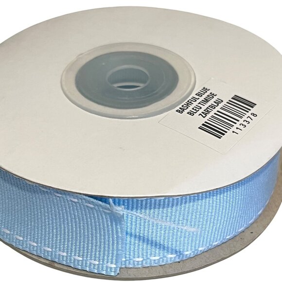 Stampin Up! Grosgrain Double-Stitched Ribbon Set Real Red Bashful Blue Chocolate - Picture 7 of 7